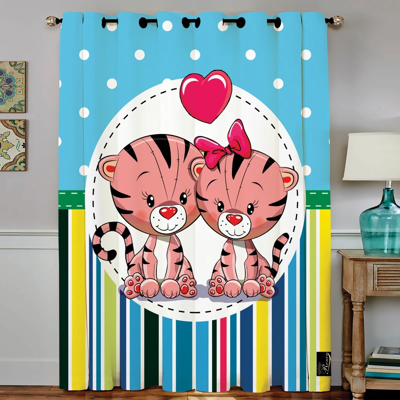 پرده رنس کد C4-50622 سایز 190x140 سانتی متر