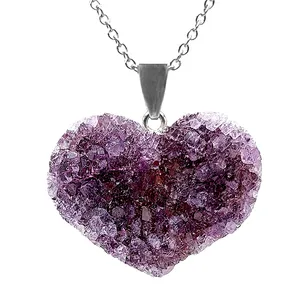 گردنبند دخترانه طرح آمیتیست کد 11-178