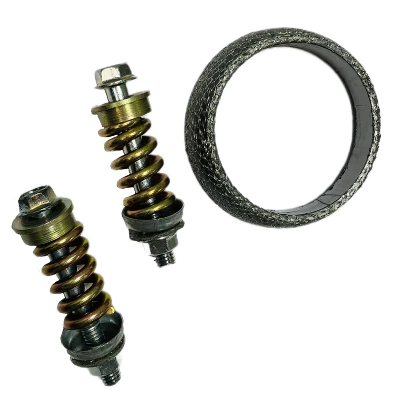 کیت کامل واشر گلویی اگزوز اچ آی سی مدل استیل کد 8413 مناسب برای پژو 405 مجموعه 3 عددی