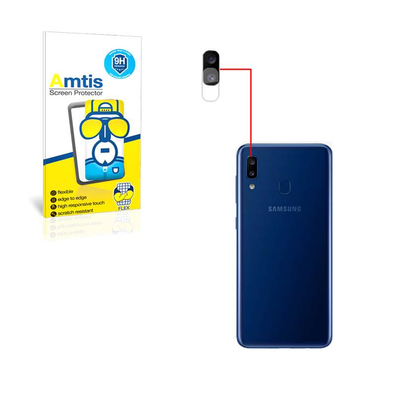 محافظ لنز دوربین امتیس مدل a20 مناسب برای گوشی موبایل سامسونگ GALAXY A20