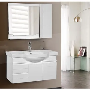 ست کابینت روشویی کاسپین مدل آلور به همراه آینه و باکس