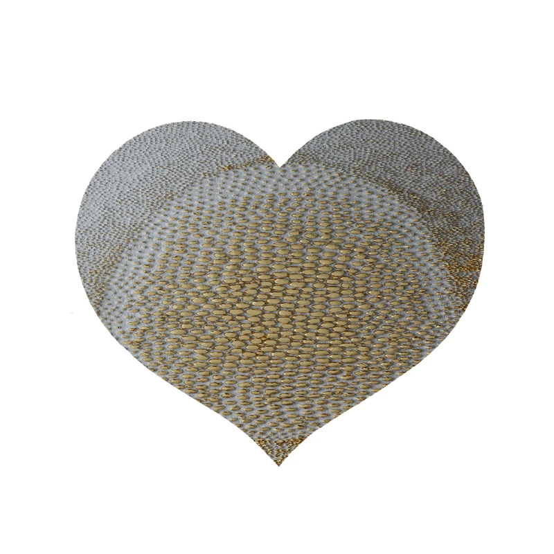 پادری مدل قلب طرح کلاسیک کد 8795 سایز 90x90 سانتی متر