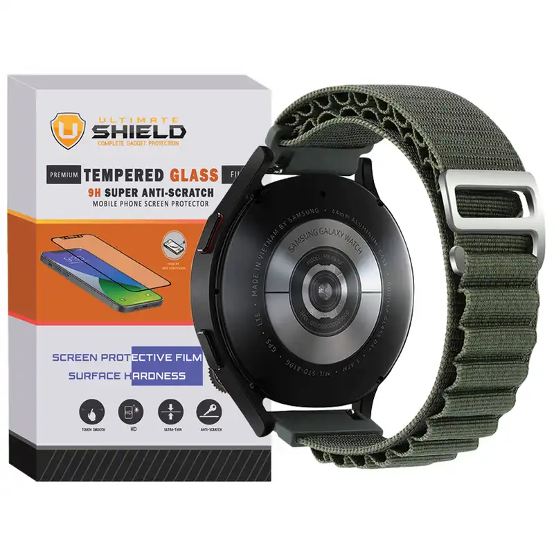 بند آلتیمیت شیلد مدل Loop Alpine مناسب برای ساعت هوشمند سامسونگ Galaxy Watch 4 Classic 42mm/46mm