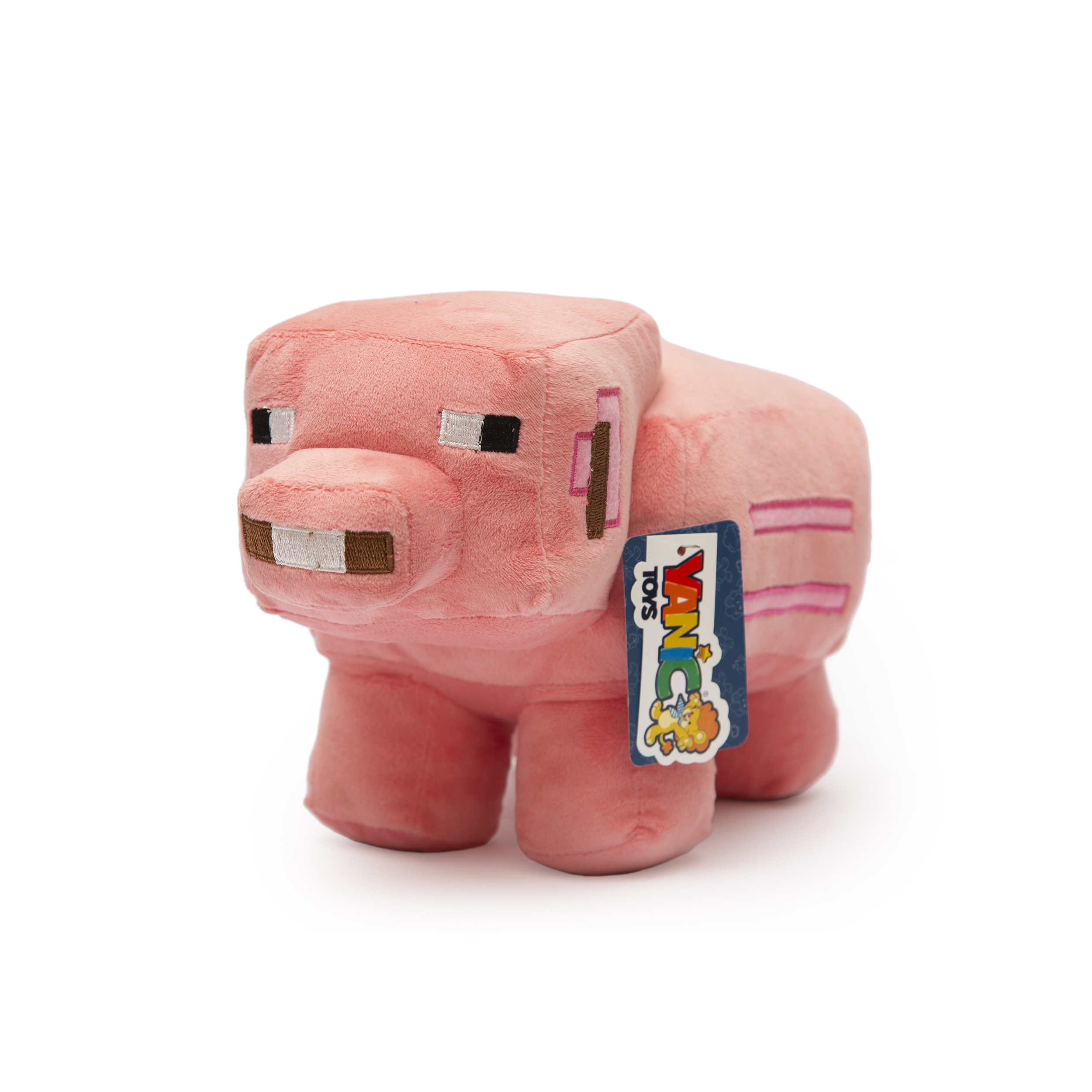 عروسک یانیک مدل شخصیت ماینکرافت خوک کد 100248 ارتفاع 14.5 سانتی متر