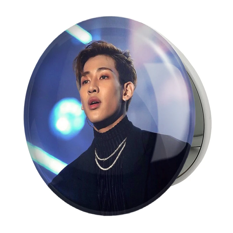 آینه جیبی خندالو طرح بم بم گروه گات سون GOT7 مدل تاشو کد 20932 