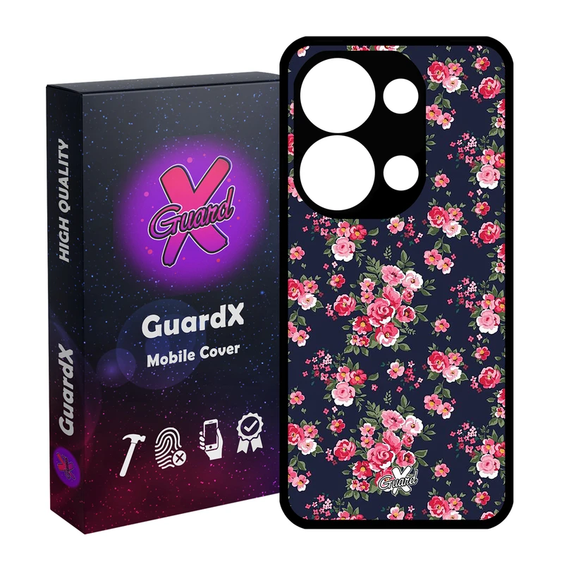 کاور گارد ایکس طرح Flower مناسب برای گوشی موبایل شیائومی Redmi Note 13 Pro 4G / Poco M6 Pro 4G