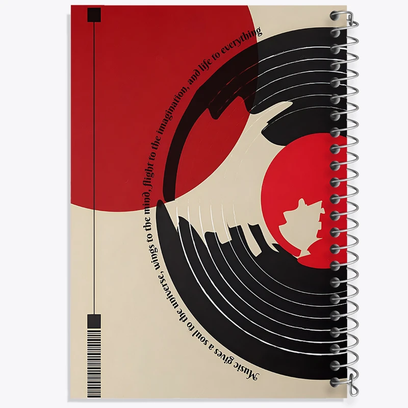 دفتر مشق 100 برگ خندالو طرح موسیقی کد F7441