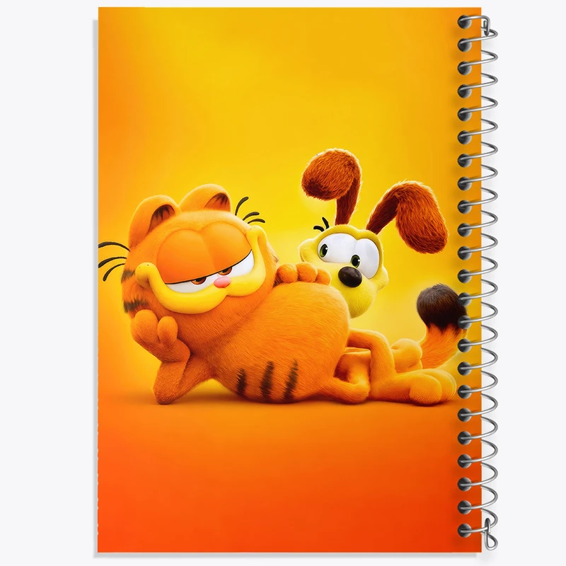 دفتر شطرنجی 50 برگ خندالو طرح گارفیلد (Garfield) کد F6036