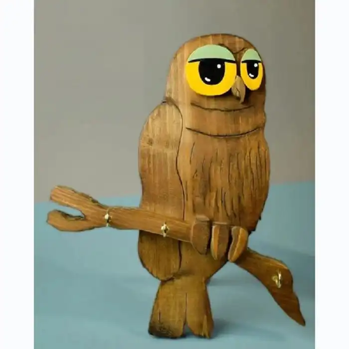 جاکلیدی چوبی مدل جغد کد 5286