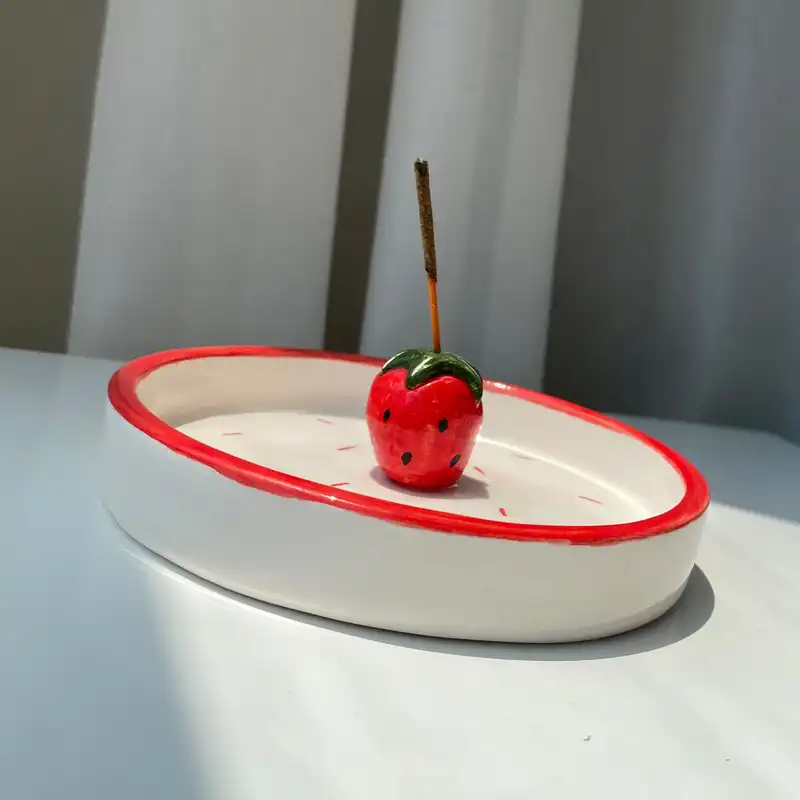 جاعودی سرامیکی مدل توت فرنگی