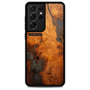 AKAM AMC-WSGS21U-WOOD-15 Cover For Samsung Galaxy S21 Ultra