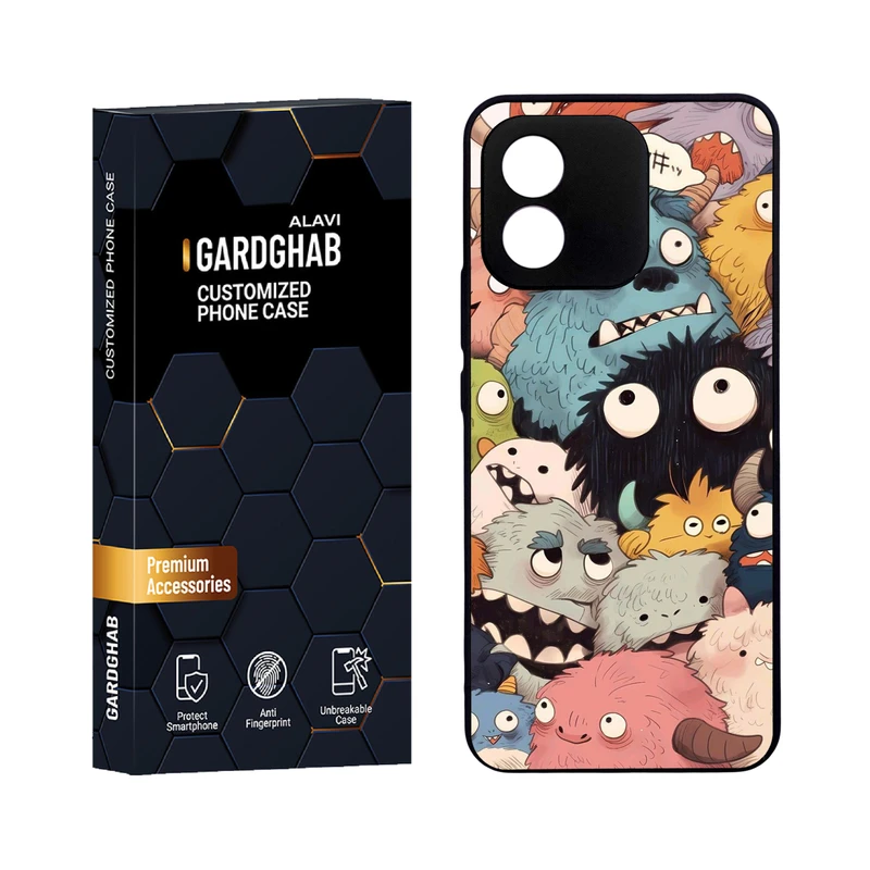 کاور گارد قاب علوی مدل دورژله کارتنی و انیمه مناسب برای گوشی موبایل آنر X5 4G 2023