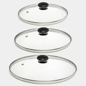 درب ظروف پخت و پز کد 8001 مجموعه 3 عددی