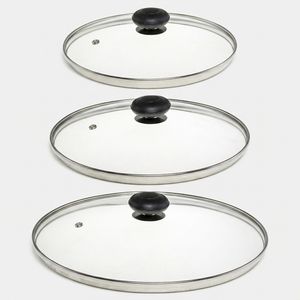 درب ظروف پخت و پز کد 8001 مجموعه 3 عددی