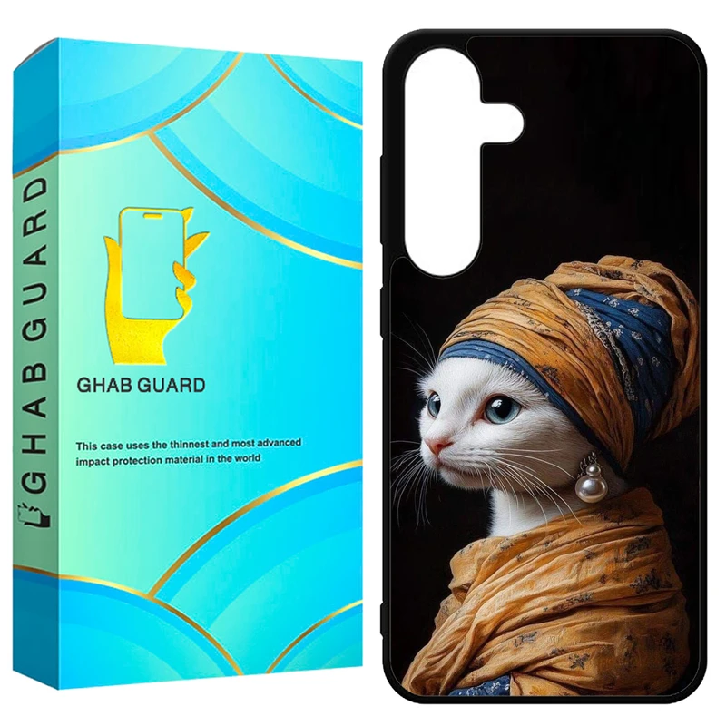 کاور قاب گارد طرح گربه مدل GCHPS23F مناسب برای گوشی موبایل سامسونگ Galaxy S23 FE