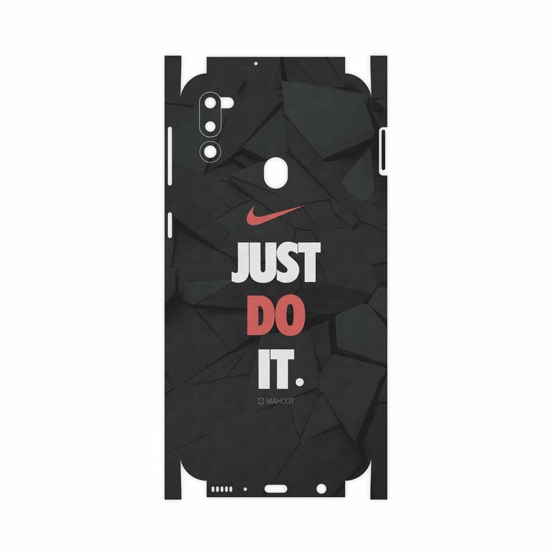 برچسب پوششی ماهوت مدل NIKE-Logo-FullSkin مناسب برای گوشی موبایل سامسونگ Galaxy M21 (2021) Edition