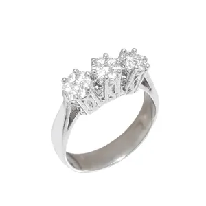 انگشتر نقره زنانه مدل فلاور  کد 160