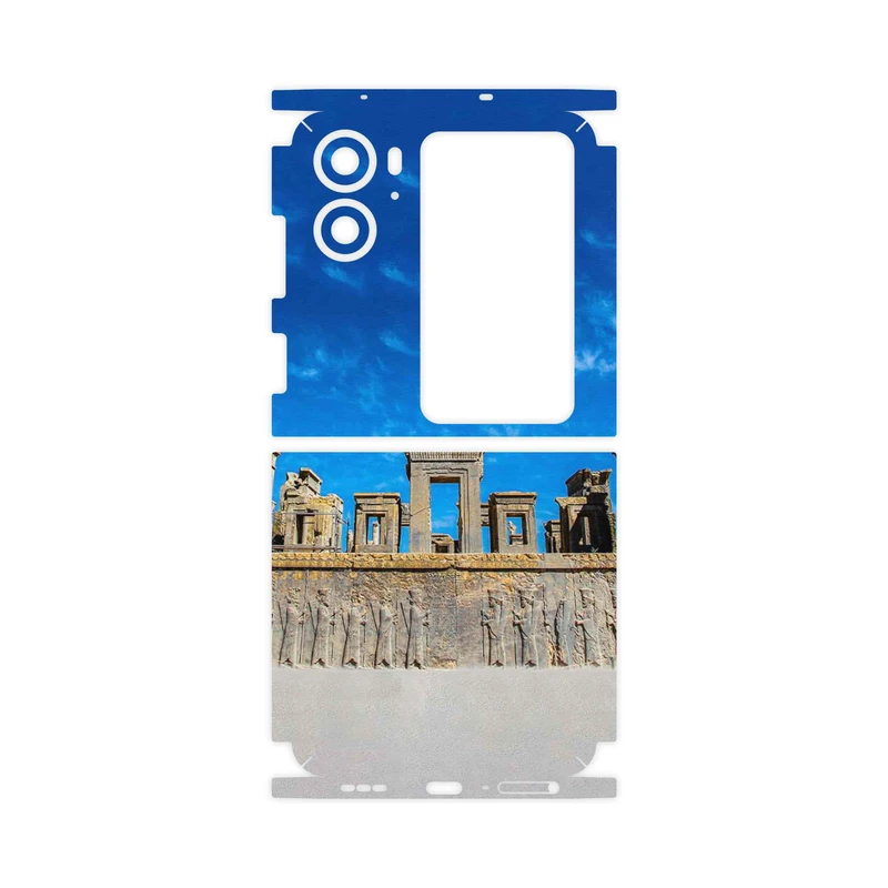 برچسب پوششی ماهوت مدل TAKHT_e_JAMSHID-FullSkin مناسب برای گوشی موبایل اپو Find N2 Flip