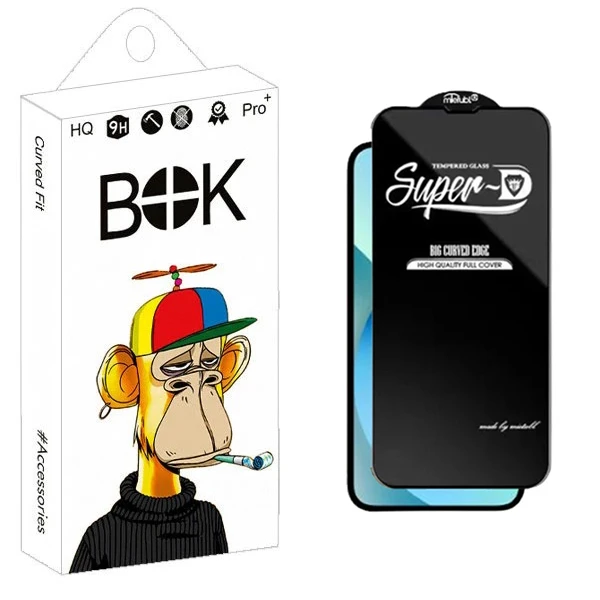 محافظ صفحه نمایش بوک مدل Transparent SuperD مناسب برای گوشی موبایل اپل iPhone 13 Mini