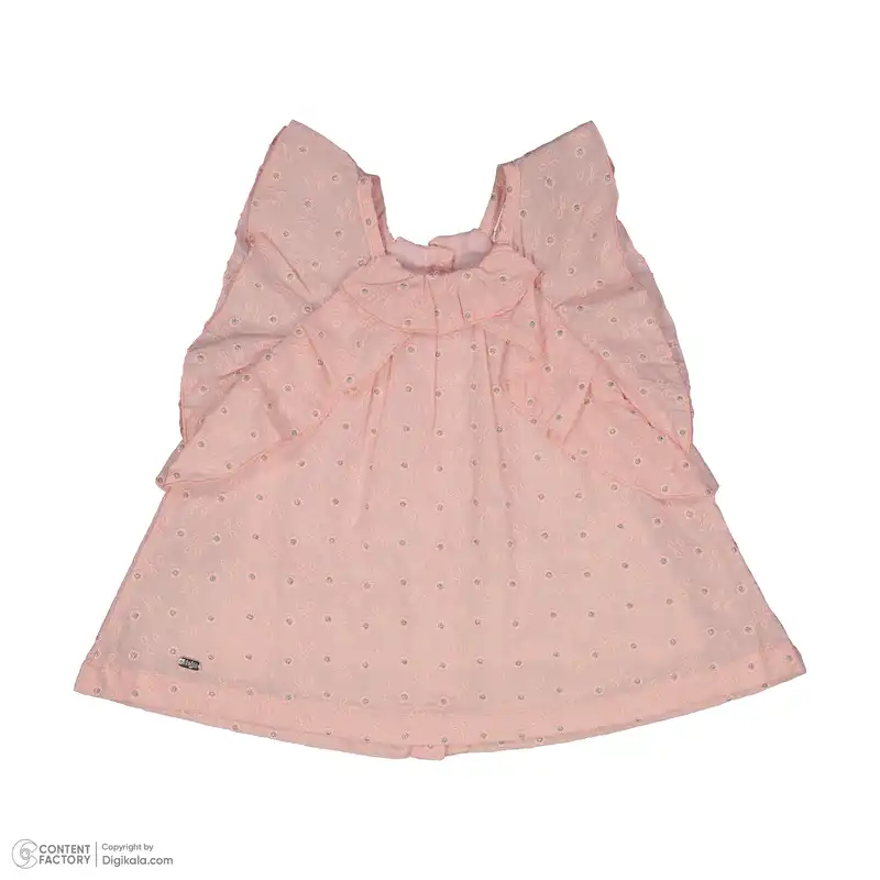 ست پیراهن و هدبند نوزادی ایندیگو مدل 13124