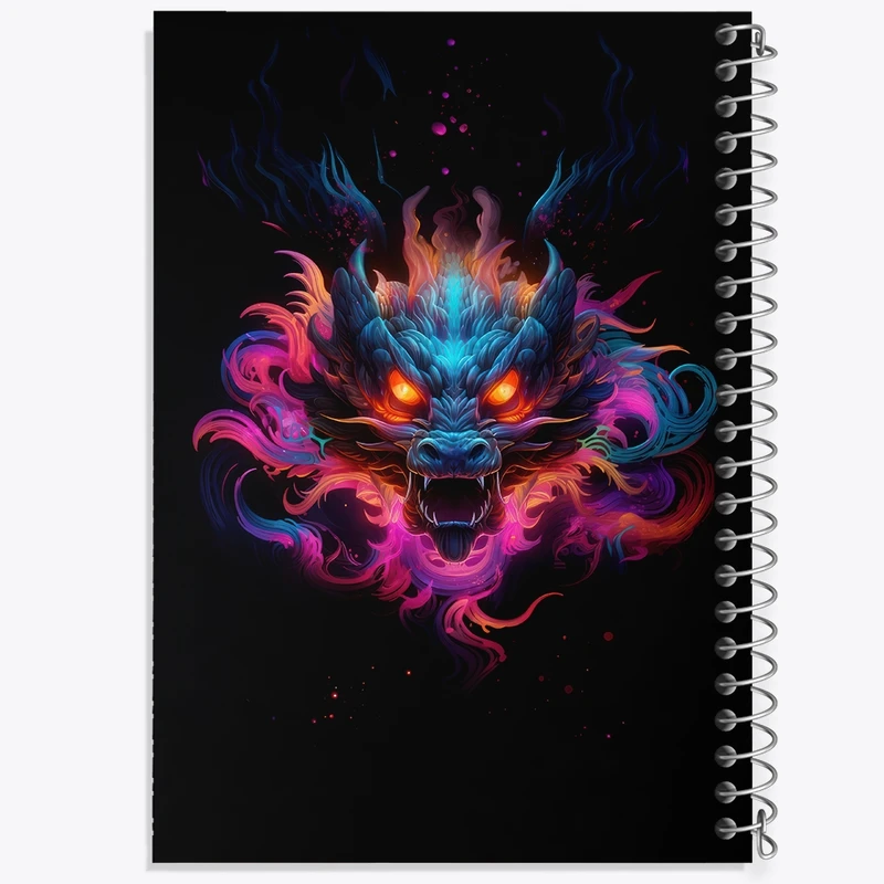 دفتر مشق 50 برگ خندالو طرح اژدها کد F2605