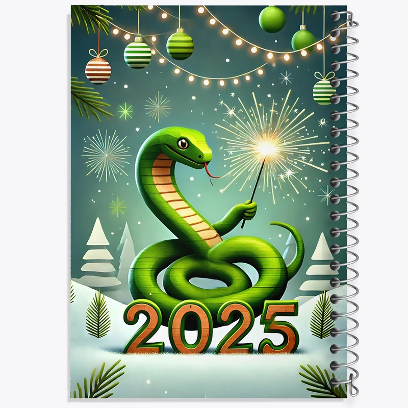 دفتر مشق 100 برگ خندالو طرح سال 2025 میلادی کد F7546