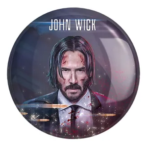 پیکسل خندالو طرح جان ویک John Wick کد 2950 مدل بزرگ