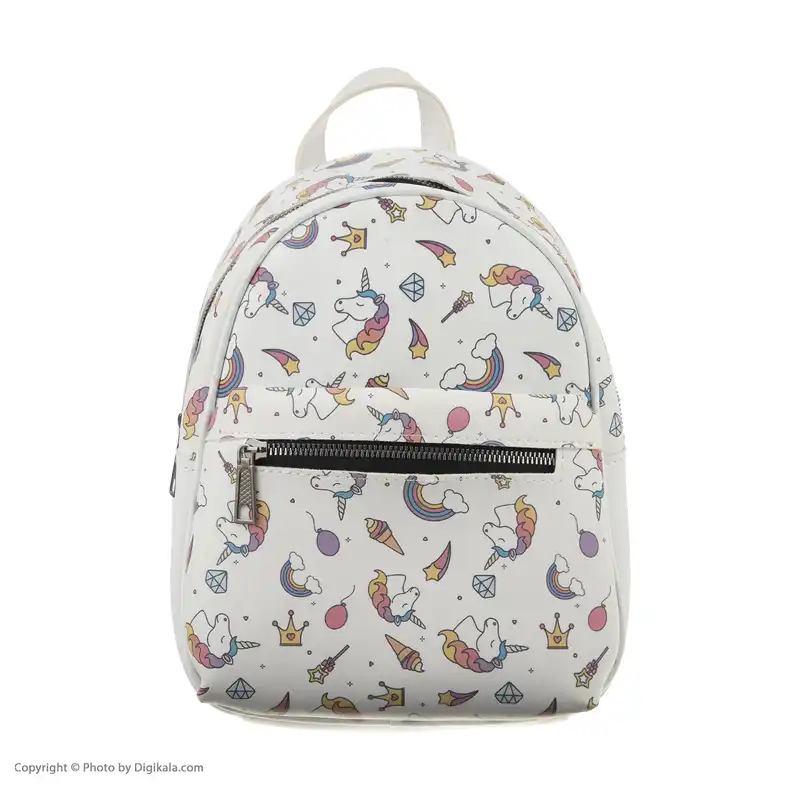 کوله پشتی بچگانه طرح اسب شاخ دار مدل تیناز