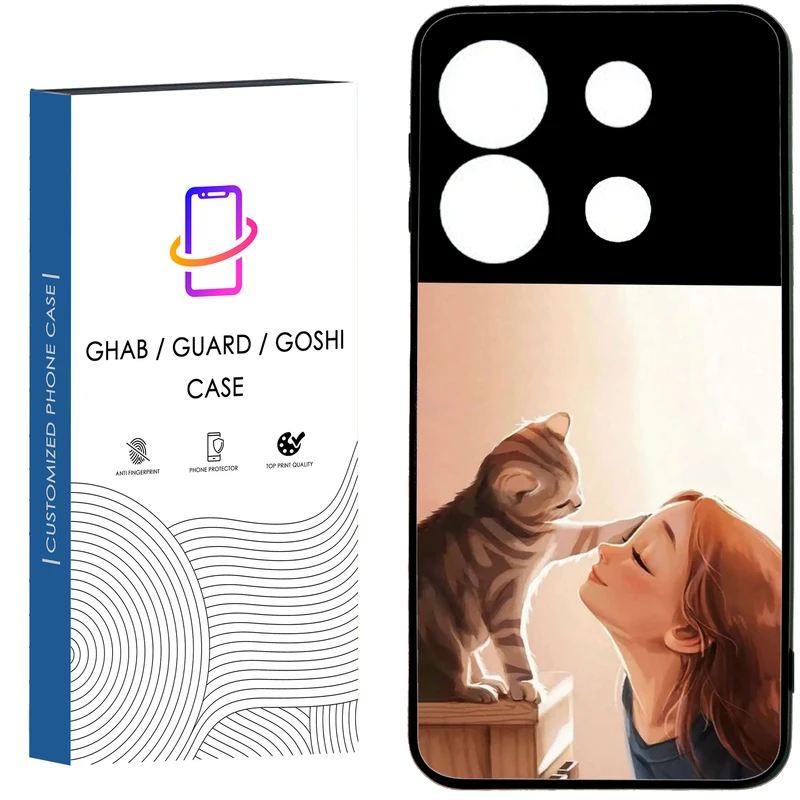کاور قاب گارد گوشی طرح دخترانه کد 102- TPU مناسب برای گوشی موبایل شیائومی Redmi Note 13 Pro 5G / Poco X6 5G