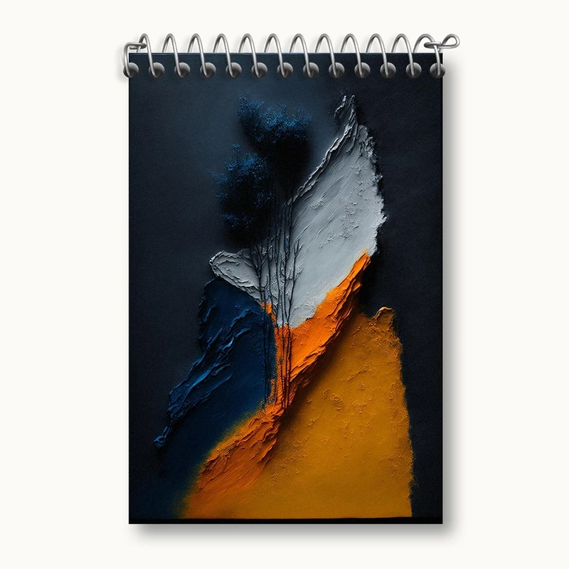 دفتر یادداشت 50 برگ خندالو مدل انتزاعی کد F2363