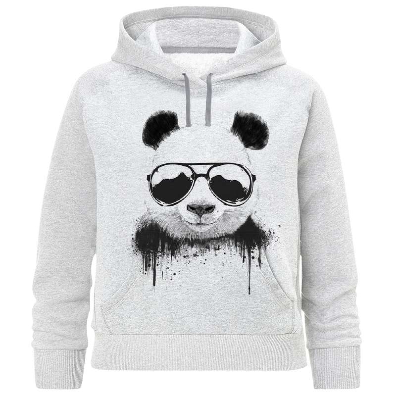 هودی پسرانه مدل پاندا عینکی W643