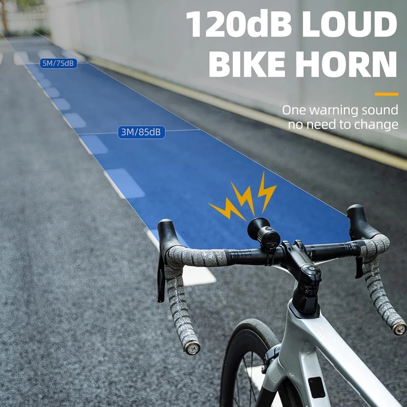 عکس شماره 2 : بوق دوچرخه راک براس مدل حلزونی ۱۲۰db کد 1822