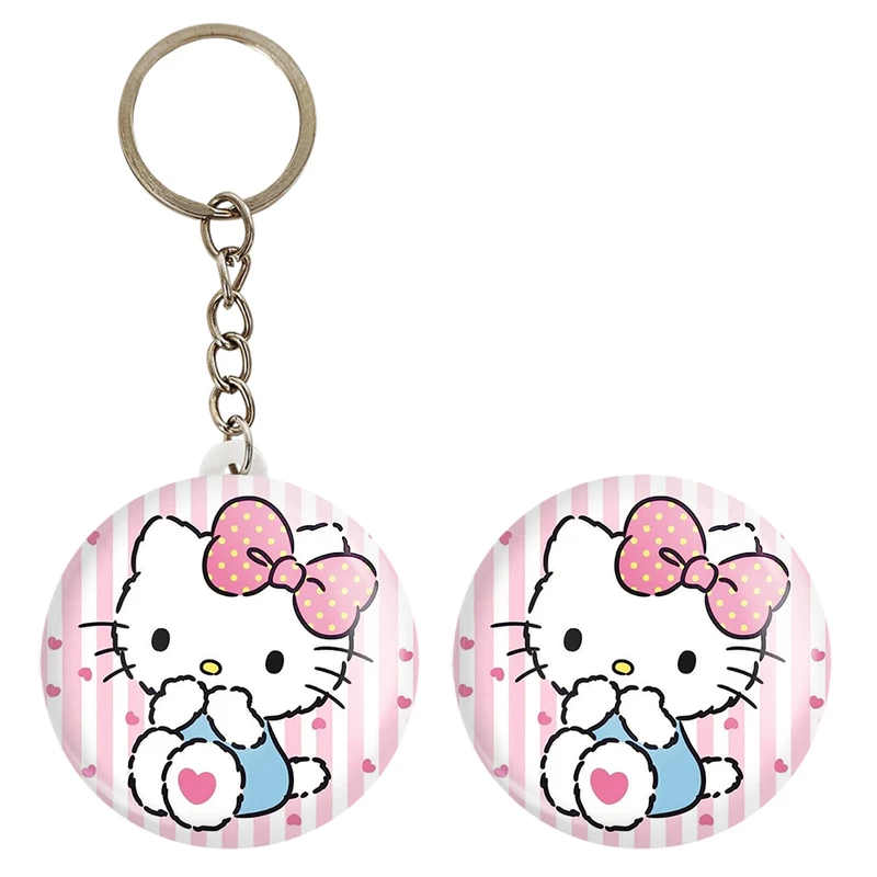 پیکسل خندالو مدل هلو کیتی کد 2476 به همراه جاکلیدی