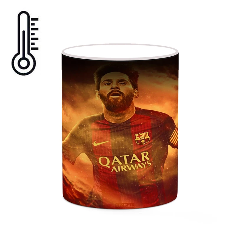 ماگ حرارتی کاکتی طرح Leo Messi لئو مسی مدل mgh42553