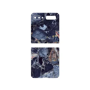 MAHOOT Broken black marble Cover Sticker for Samsung Galaxy Z Flip