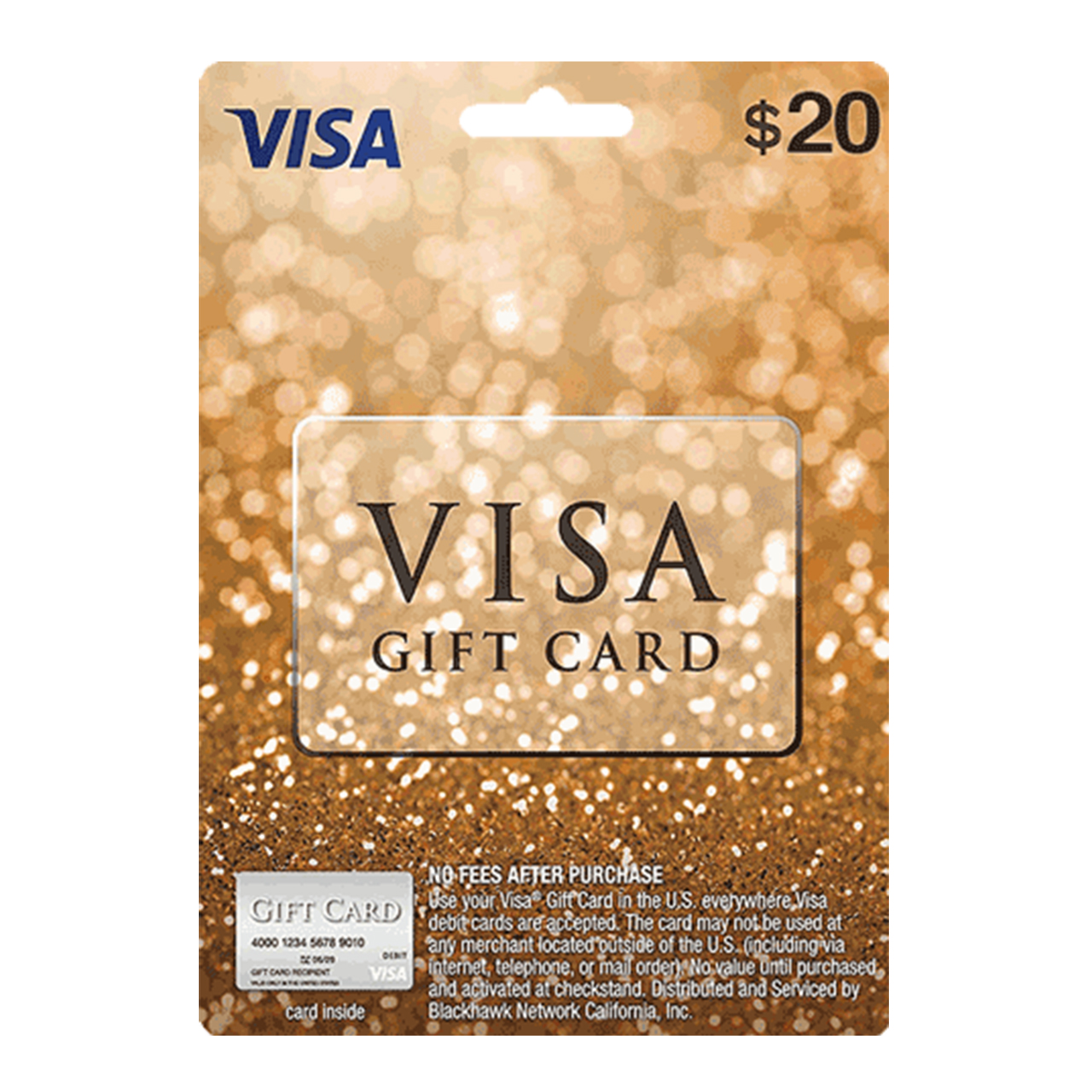 گیفت کارت 20 دلاری ویزا کانادا کد CA020