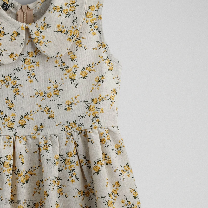 عکس شماره 4 : سارافون دخترانه مدل شکوفه بهاری