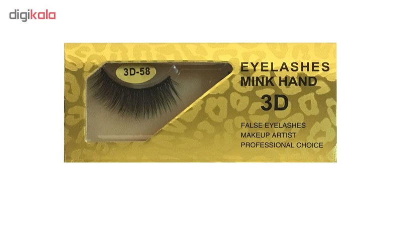 مژه مصنوعی مینک هند مدل 3D-58