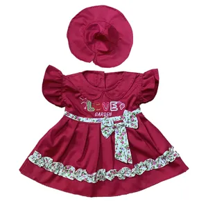 ست پیراهن و کلاه دخترانه مدل A&S7173