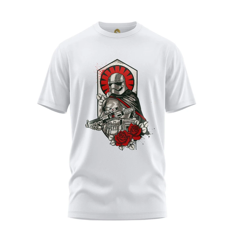 تی شرت آستین کوتاه مردانه هومرو مدل TW217 طرح جنگ ستارگان