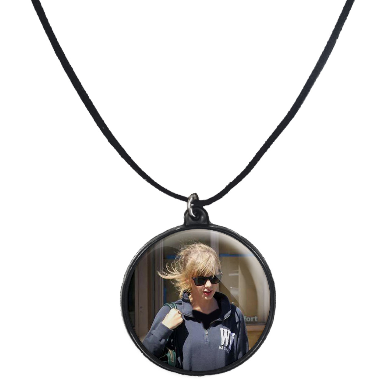 گردنبند پرمانه طرح تیلور سویفت کد pmb.2230 مدل دو طرفه