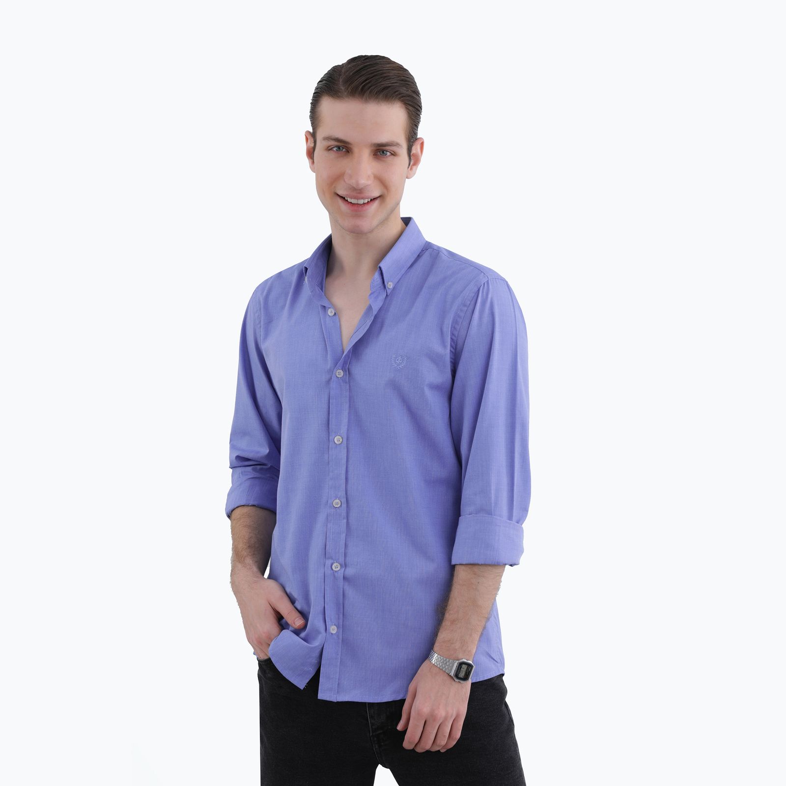 پیراهن آستین بلند مردانه پاتن جامه مدل 102721020300271  -  - 4