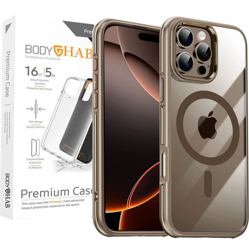 کاور بادی قاب مدل مگ سیف صحرایی طرح desert Magsafe مناسب برای گوشی موبایل اپل Iphone 16 PROMAX
