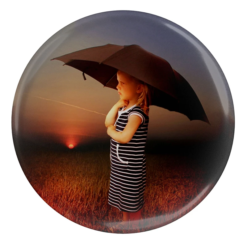 مگنت طرح کودک دختر مدل S9664 