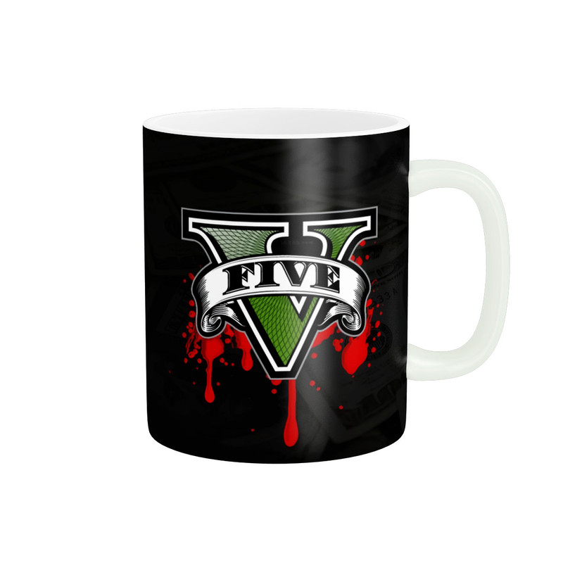 ماگ طرح بازی جی تی ای GTA V کد gtav-29 ماگ طرح بازی جی تی ای GTA V کد gtav-29