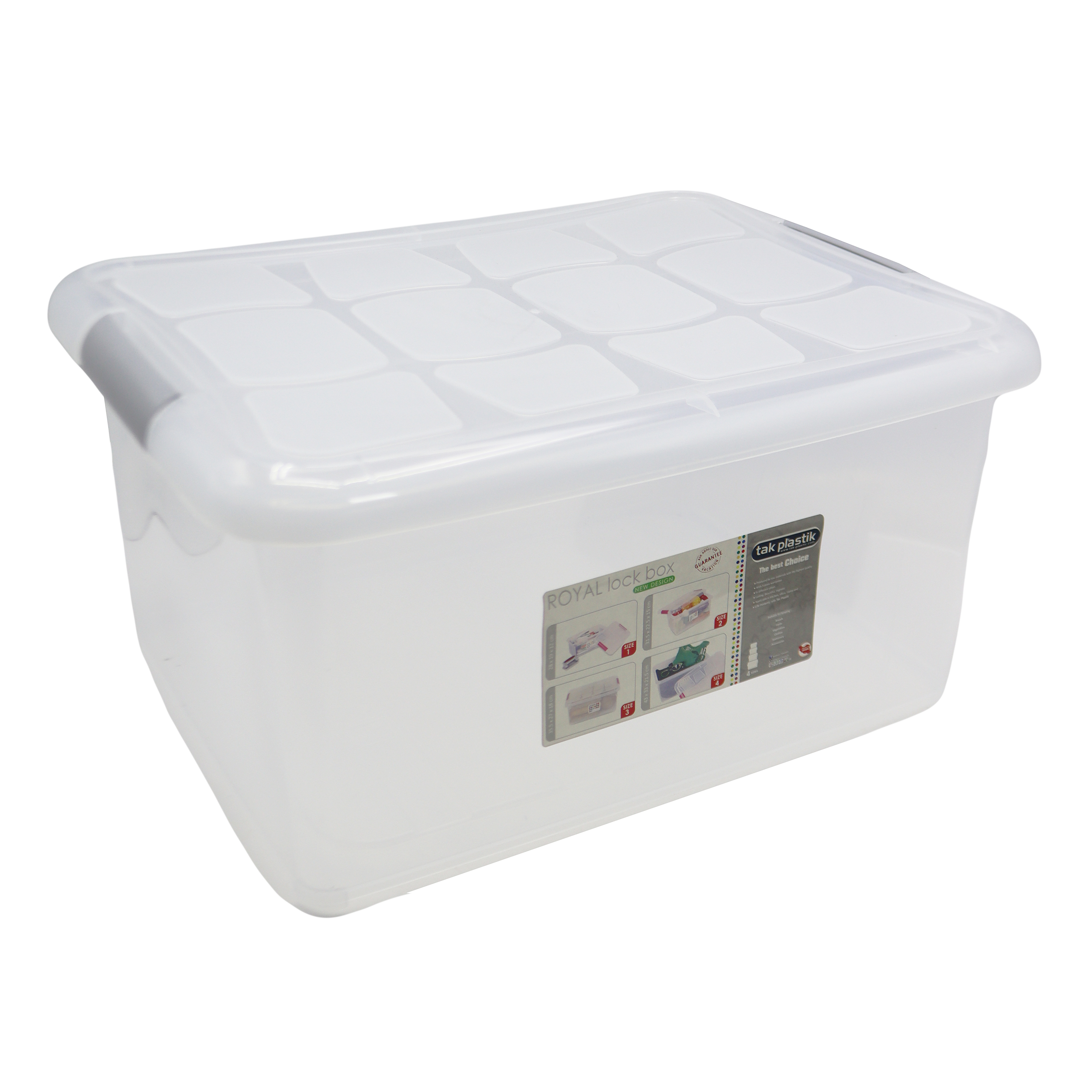 ظرف نان تک پلاستیک مدل YP-T160/SIZE1/35.5*27*18CM