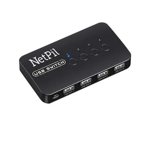 سوییچ 4 پورت USB نت پیل مدل U404