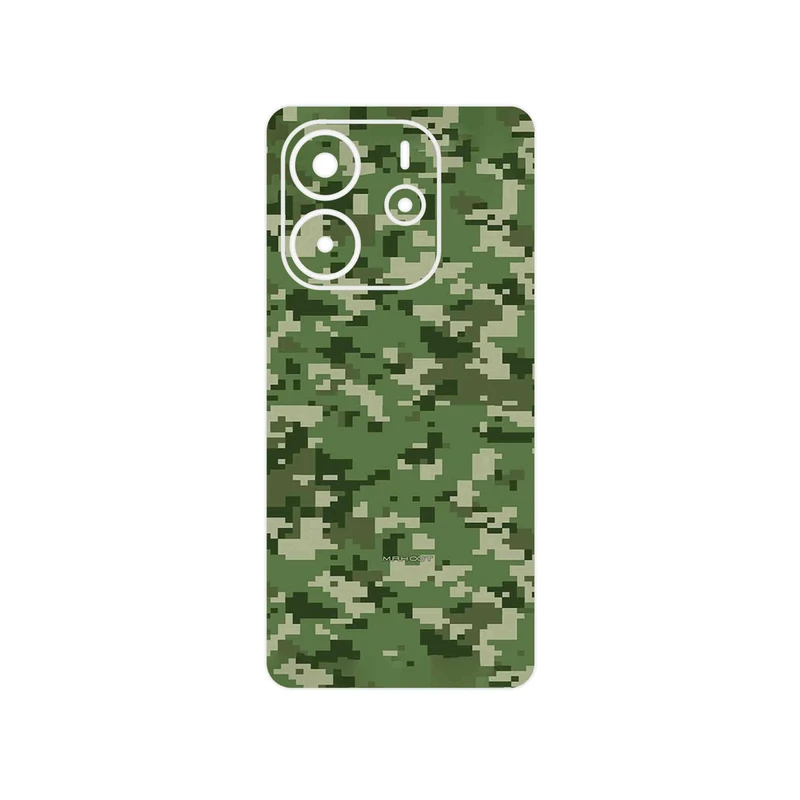 برچسب پوششی ماهوت مدل Army_Green_Pixel مناسب برای گوشی موبایل شیائومی Redmi Note 14 4G