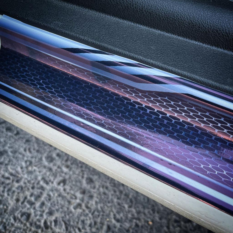 برچسب پارکابی خودرو رایسان  کد SP2000 مناسب برای دنا پلاس بسته 4 عددی