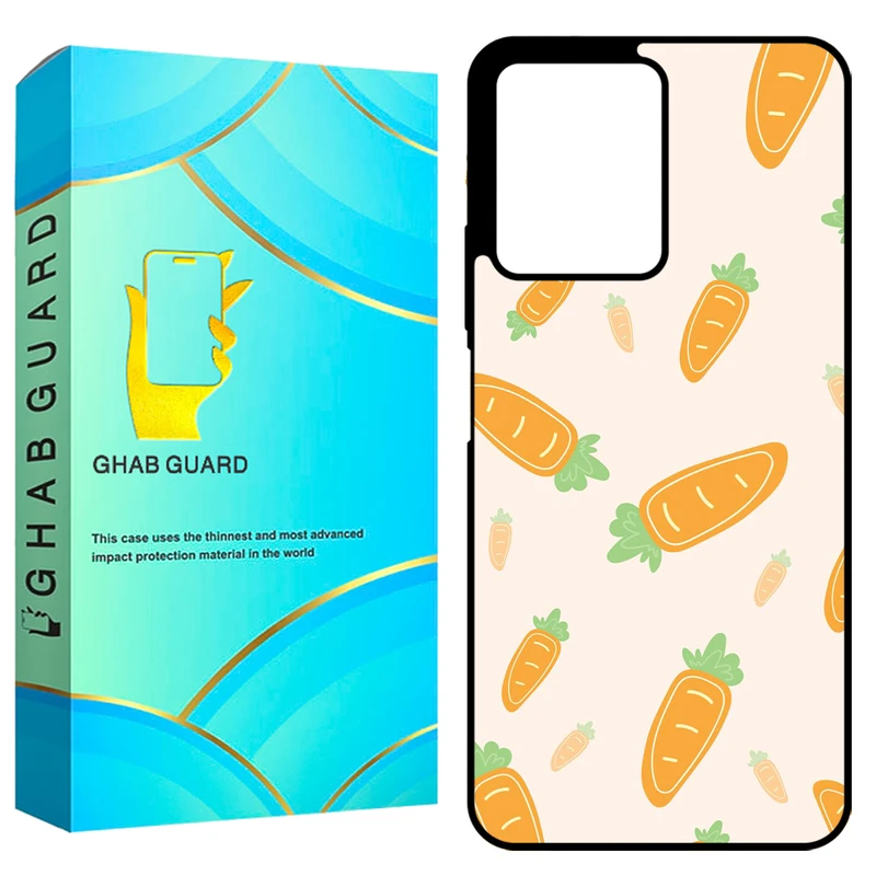 کاور قاب گارد طرح هویج مدل GCHPN12 مناسب برای گوشی موبایل شیائومی Redmi Note 12 4G